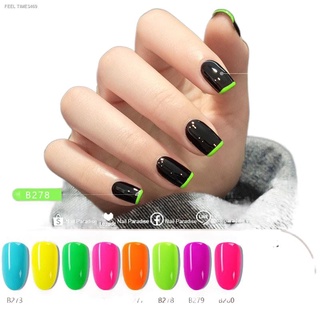 สีเจลBole สีเจลนีออน Neon Gel Nail Polish สีนีออนรุ่นใหม่ รับประกันของแท้  สีแน่น ติดทนตรงปก ขายราคาถูก ปลีก/ส่ง