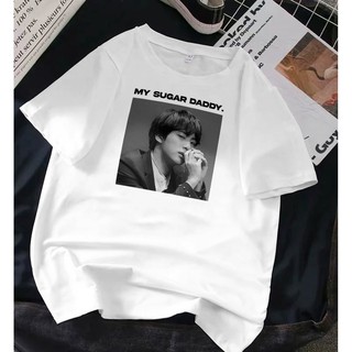 เสื้อยืด ขนาดใหญ่ พิมพ์ลาย Pretty Savege BTS Jin My Sugar DaddyS-5XL