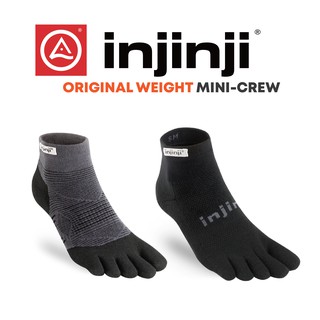 Injinji Original Weight Mini-Crew ถุงเท้าวิ่งแยกนิ้ว