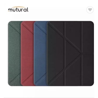 Mutural เคสไอแพดแบบพับจีบกันกระแทก สำหรับรุ่น Gen10,ไอแพด10.2/Pro11(20,21)/12.9(20,21)Air4/5,Air3(10.5)/9.7/Mini6/Mini5