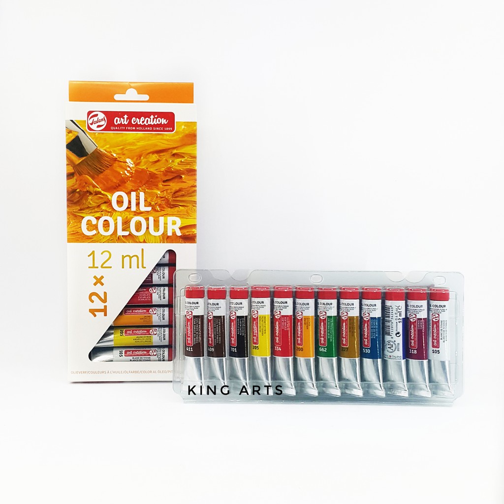 Talents Art Creation Oil Colours 12 x 12ml