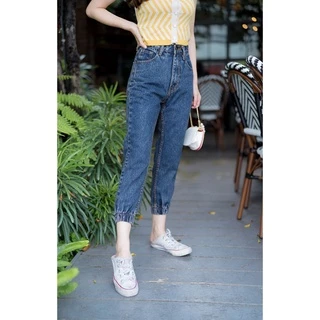 🌹 กางเกงยีนส์ ปลายขาจั๊มพ์ ทรงบอย ผู้หญิง S-5XL มีไซส์ใหญ่ Bigsize 🌹 แต่งขาด