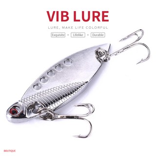 Hengjia 1 ชิ้น 5 ซม. 11 กรัม เหยื่อตกปลา เหยื่อล่อปลา ประมง VIB Vibration Fishing Lure Bait Metal Hooks