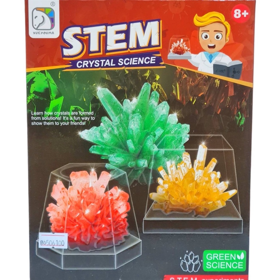 STEM ตกผลึกคริสตัล ของเล่นเด็ก ของเล่นวิทยศาสตร์ ของเล่นเสริมพัฒนาการ วิทยาศาสตร์เบื้องต้น ชุดทดลองวิทยาศาสตร์ TY691