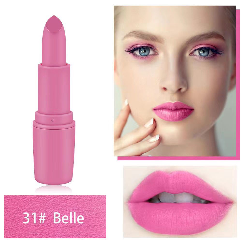 ลิปสติก เนื้อแมตต์ สีชมพูอ่อน สีนู้ด สําหรับตุ๊กตาบาร์บี้