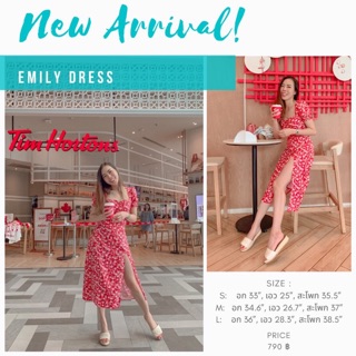 New Arrival Red Emily Dress