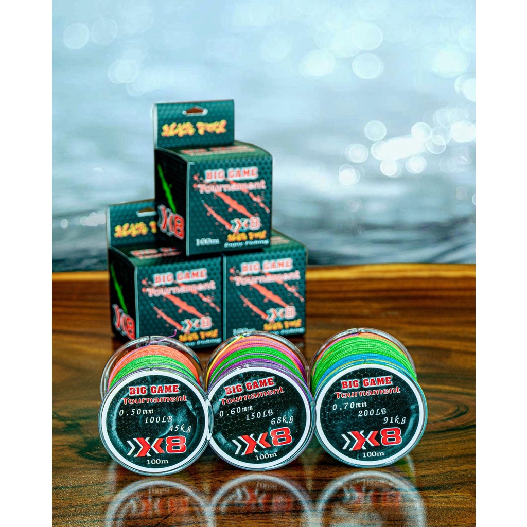 สายPE biggame x8  (100lb /150lb/ 200lb)