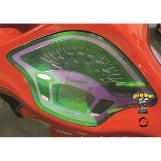 Vespa สติ๊กเกอร์ฟิล์มกันรอยเรือนไมล์  สีฟ้าปรอท PRIMAVERA 150 i-Get ABS