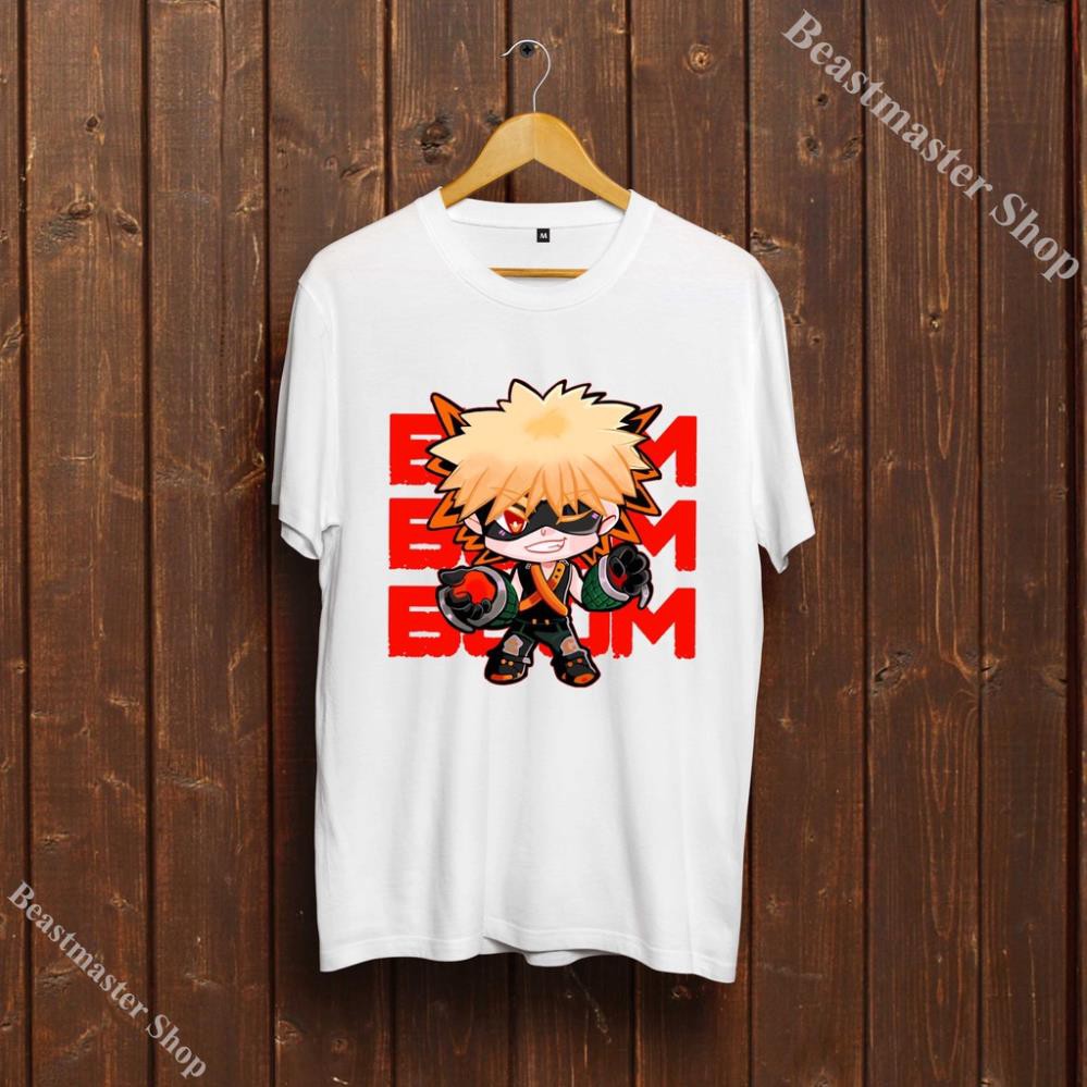 เสื้อ Katsuki Bakugou Unisex - Unisex My Hero Academia - เสื้อยืดบุคลิกภาพ Katsuki Bakugou - MHA-033