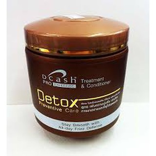 ทรีทเม้นท์บำรุงผม ดีแคช Dcash Detox Preventive Care treatment &amp; Conditioner ครีมหมักผม ดีท๊อกผม ผมแห้งชี้ฟู แห้งแตกปลาย