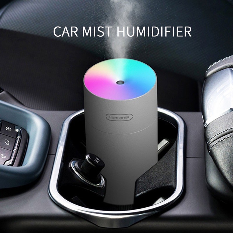 เครื่องฟอกอากาศ Humidifer สีรุ้ง LED ถ้วย USB ดิฟฟิวเซอร์ สําหรับอโรมา โฮมออฟฟิศ รถ คอสเมมพ์ / โบทอลฮับ