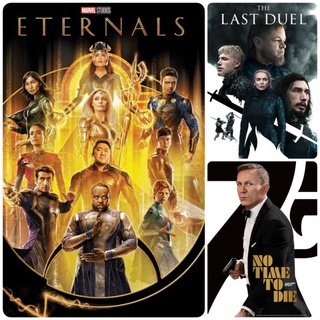 DVD หนังแอคชั่น ☆Eternals☆007NoTimeToDie☆TheLastDuel มัดรวม 3 เรื่องดัง #แพ็คสุดคุ้ม (ดูพากย์ไทยได้-ซับไทยได้)