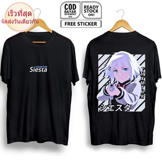 เสื้อยืด พิมพ์ลายอนิเมะ Siesta TANTEI WA MOU SHINDEIRU WAIFU DEAD WAIFU DETECTIVE Daydreama WAIFU ANIME MANGA GREAT DETE