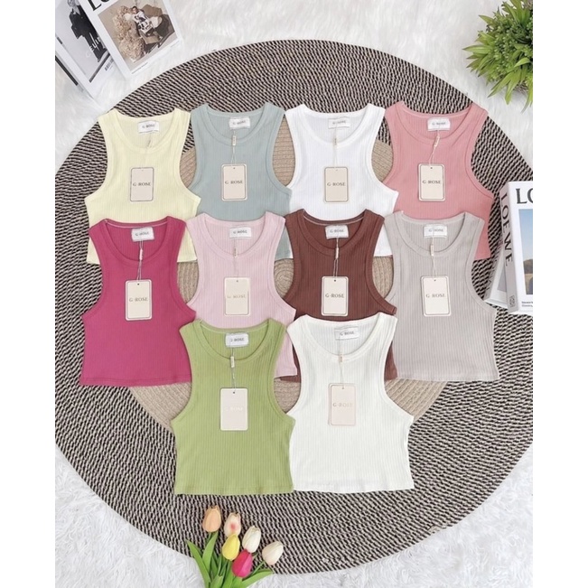 เสื้อครอปกล้าม G-ROSE