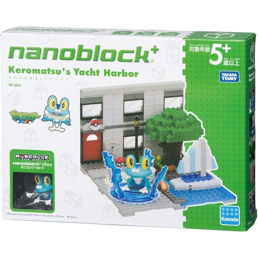 Keromatsu's Yacht Harbor ของแท้ JP - Nanoblock Plus Takara Tomy [โมเดลโปเกมอน]