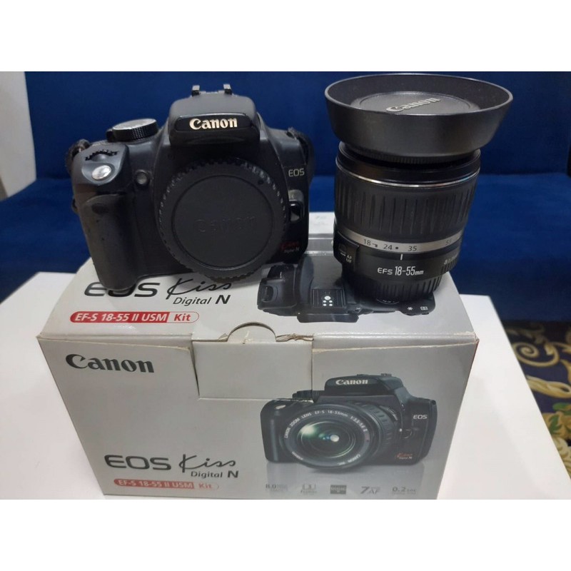 Canon Eos kiss Digital N + เลนส์ EF-S 18-55 II USM Kit | Shopee