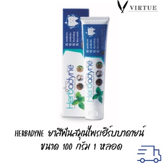 Herbadyne Herbal Toothpaste ยาสีฟันสมุนไพรเฮิร์บบาดายน์ ขนาด 100 กรัม 1 หลอด