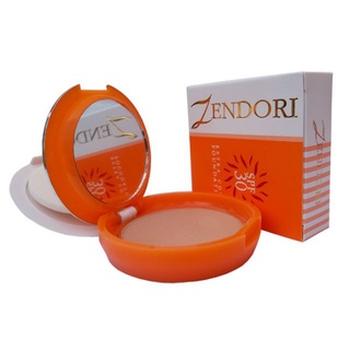 แป้ง Zendori Extra Cover Foundation SPF 30 ตลับสีส้ม 10g