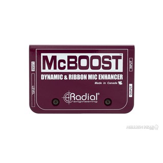 Radial : McBoost by Millionhead (McBoost เป็นตัวเพิ่มสัญญาณไมโครโฟนที่ออกแบบมา Boost เอาต์พุตของไมโครโฟนแบบ Dynamic)