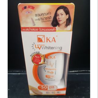 KA UV Protection Whitening Cream SPF50/PA+++ 15g #Pastel ครีมกันแดดสำหรับผิวหน้า เนื้อครีมสีแพสเทล สูตร Oil Free