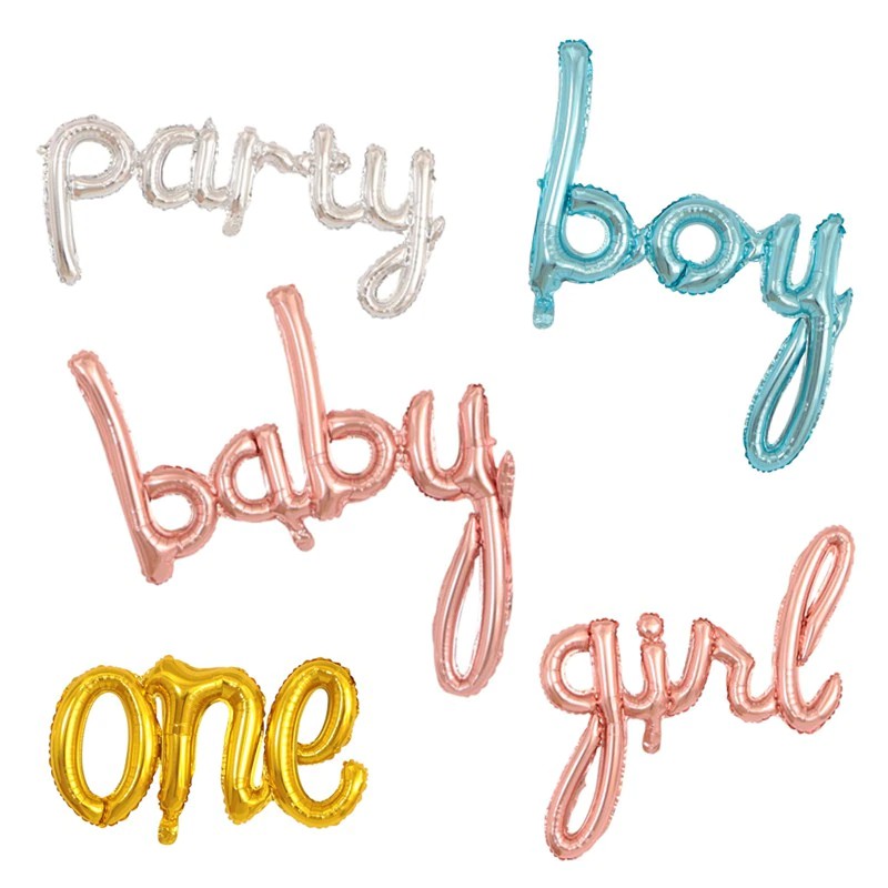 Balonasia Letter Link Baby / Boy / Girl / One