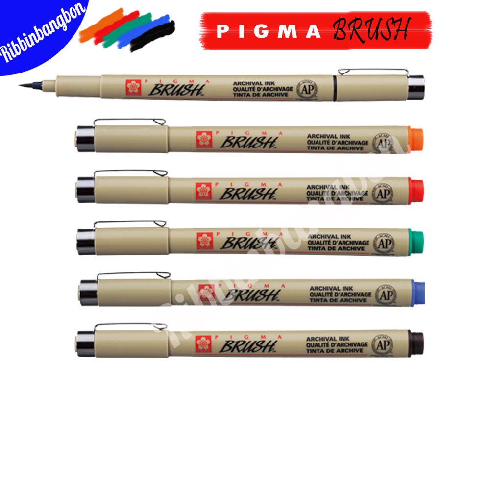 Sakura pigma brush I ปากกาพู่กันพิกม่า
