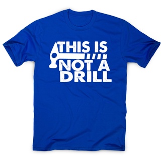 [S-5XL] เสื้อยืดผ้าฝ้าย 100% พิมพ์ลาย This Is Not A Drill Diy คุณภาพสูง ของขวัญวันพ่อ สําหรับผู้ชาย