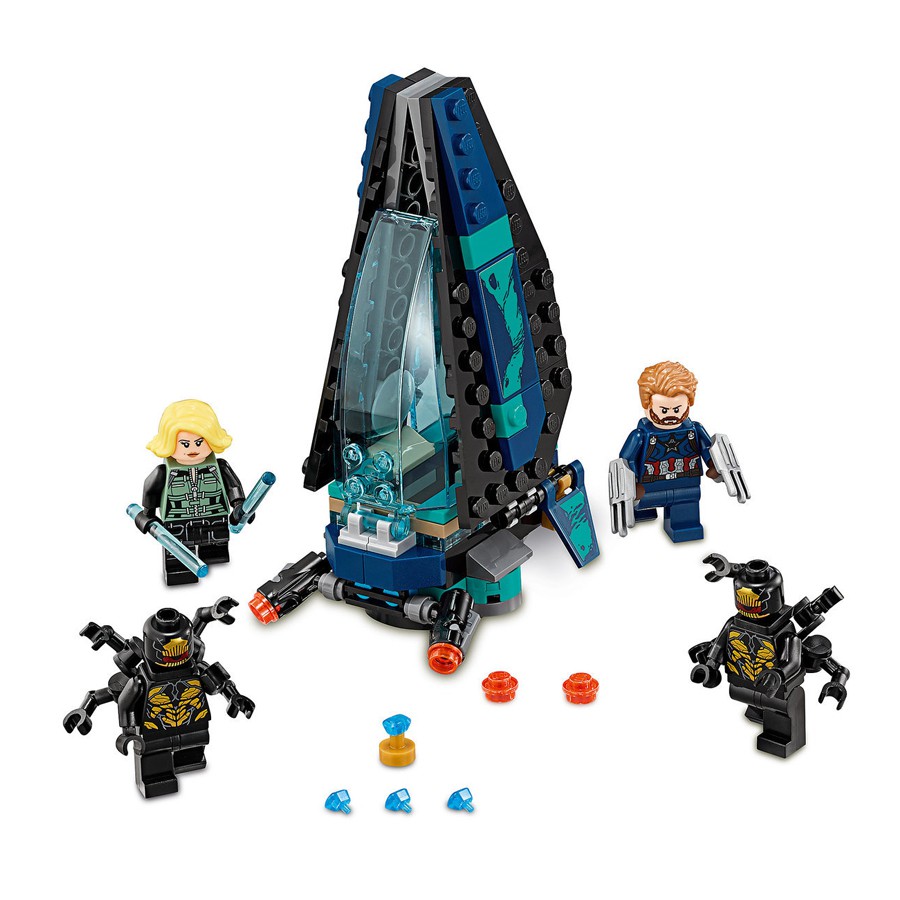for sale online LEGO Marvel Super Heroes Outrider Dropship Attack 2018 76101