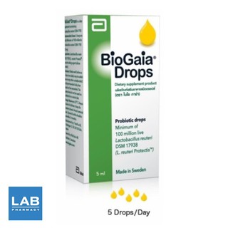 BioGaia Drops 1x5 ml. -  ไบโอ กาย่า  ผลิตภัณฑ์เสริมอาหารช่วยปรับสมดุลระบบย่อยอาหาร