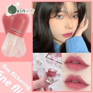 Lip Oil 3 ลิปออยล์ให้ความชุ่มชื้นลดริ้วรอยกันน้ําดูแลธรรมชาติ【XINYIA】