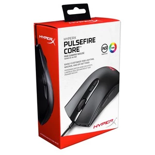 HyperX Pulsefire Core RGB gaming mouse 6200 DPI เมาส์มีสาย เมาส์เกมมิ่ง (4P4F8AA)