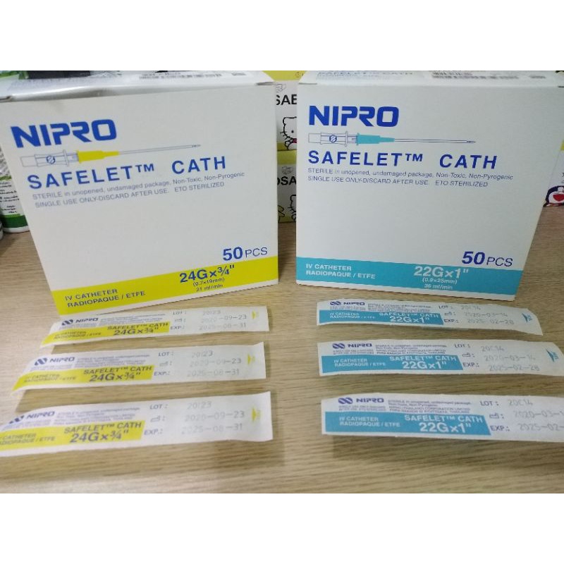 Nipro IV Catheter No24 & 22