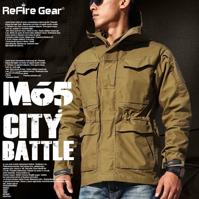 เสื้อทหารM65 city_sarchon เสื้อเดินป่า เสื้อยุทธวิธีTactical แจ็คเก็ตทหาร_Military jacket [พรีฯ ถูกก