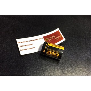Fitorch UC20R 26350 2000mAh Lithium-ion Battery มาพร้อมช่องชาร์จ Micro USB ในตัว สำหรับไฟฉาย P25