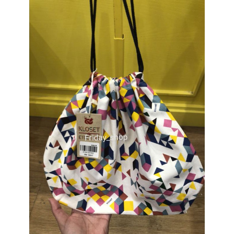 kloset ถุงรูด size m pixcel เข้ม มือ1 ป้ายห้อย