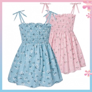 2022 new summer girls cotton suspender dress girls dress floral dress long-term available wholesale