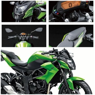 อะไหล่แท้kawasaki ninja 250 SL Z250sl ครอบไฟหน้าแฟริ่งข้างแฟริ่งหน้ามือครัชมือเบรคแฟริ่งสีเขียวสติ๊กเกอร์ติดถังแท้