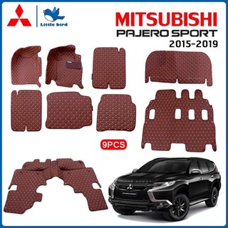 รับประกัน 1 ปีพรมปูพื้นเข้ารูปรถยนต์ สำหรับ Mitsubishi Pajero 2008-2020