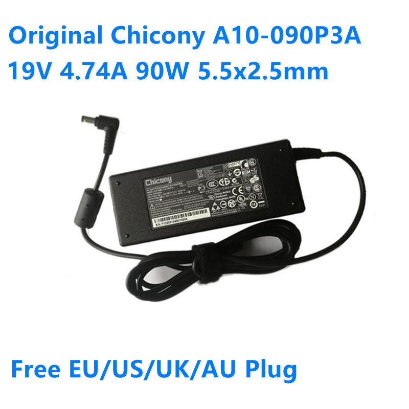 Original Chicony A10-090P3A 19V 4.74A 90W 5.5x2.5mm AC Adapter For MSI PS42 A15-090P1A A16-090P1A La