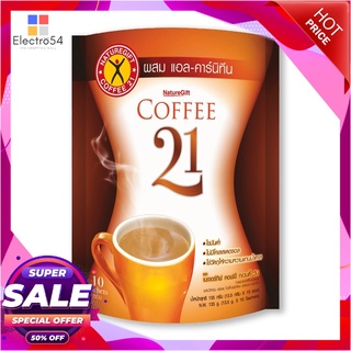 เนเจอร์กิฟ กาแฟ 21 10 ซอง x 5 ถุงกาแฟและครีมเทียมNaturegift Coffee 21 10 Sachets x 5 bags