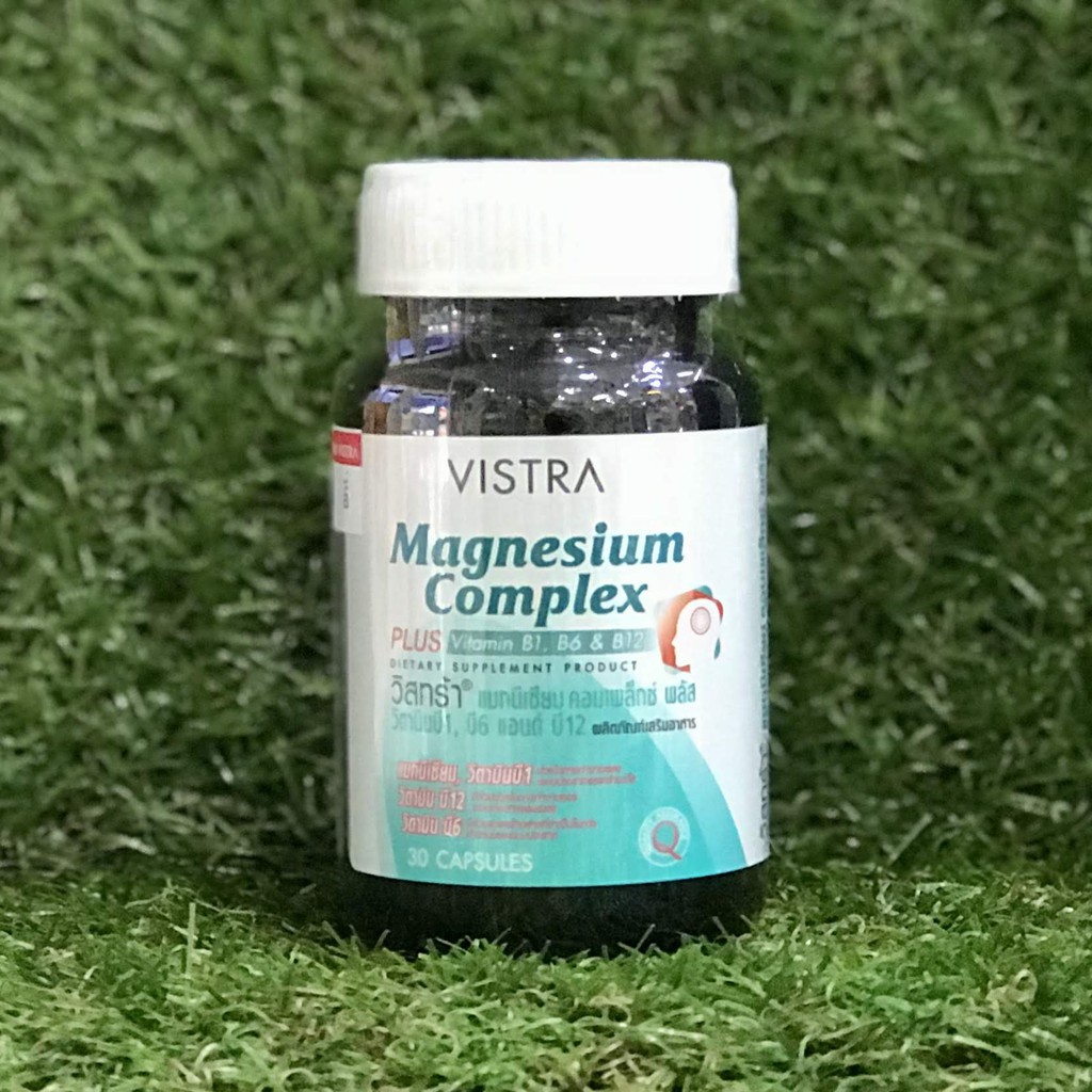 VISTRA MAGNESIUM COMPLEX PLUS VITAMIN B1,B6 & B12 | Shopee Thailand