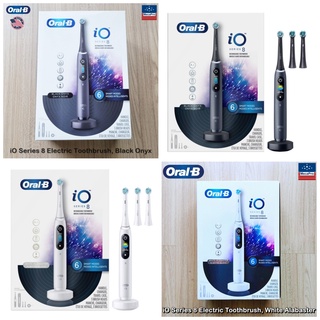 Oral-B® iO Series 8 Electric Toothbrush 6 Smart Modes Intelligents ออรัลบี แปรงสีฟันไฟฟ้า 6 โหมดอัจฉริยะ ระบบชาร์จไฟฟ้า