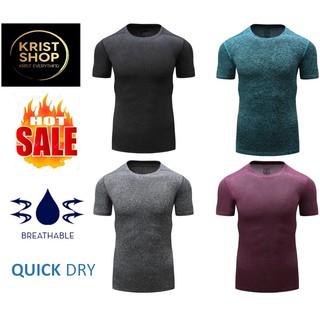 เสื้อยืดวิ่งผู้ชาย รุ่น Quick Dry