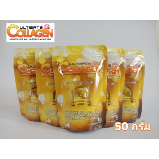 Ultimate collagen gold อัลติเมทคอลลาเจนโกลด์ (ขนาด50 กรัม 5 ซอง)