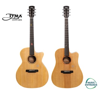 Tyma TD-5C,TG-5 Top Solid Acoustic Guitar กีต้าร์โปร่ง ไทม่า หน้าไม้แท้ TD5C TG5 ขนาด 41 นิ้ว แถมฟรีกระเป๋า