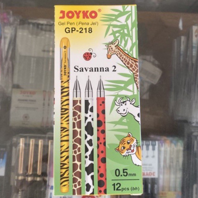 (1 ชิ้น) Savanna 2 GP-218 gp218 ปากกาเจล Joyko
