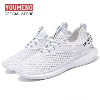 Mens Breathable Hollow Sneakers Low Top Lace-up Casual Shoes Running Shoes Non-slip