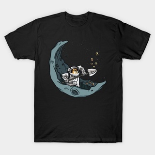 เสื้อยืด พิมพ์ลาย Doge Coin To The Moon Meme Miner ของขวัญตลกS-5XL