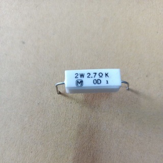 900666 R 2.7 โอห์ม 2W กระเบื้อง อา 5 ตัว