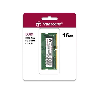 Transcend RAM-Memory DDR4-2666 SO-DIMM 16GB รับประกันตลอดอายุการใช้งาน-มีใบกำกับภาษี-JM2666HSB-16G